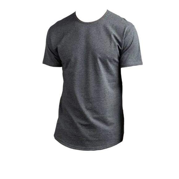 BYLT Drop Cloth Lux Short Sleeve T-shirt Gray size Large - Picture 1 of 9